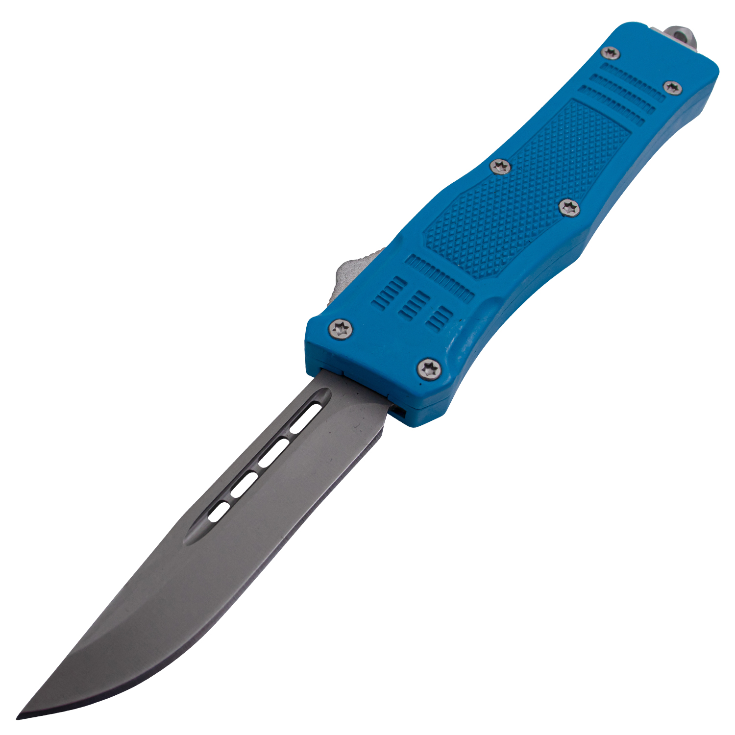  Covert OPS USA OTF Automatic Knife 7 Inch Overall DP Blue